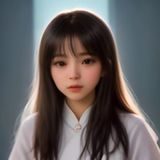 林晓影，激情戏影视研究主编，短发知性女性，黑色背景下白色衬衫，神情专注而自信