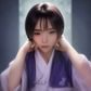 读者编剧新人小薇的头像，年轻女性，扎马尾，手持笔记本，认真学习状态
